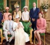 Meghan Markle, duchesse de Sussex, et le prince Harry, en famille lors du baptême de leur fils Archie Mountbatten-Windsor dans le Salon Vert au château de Windsor ©Chris Allerton/SussexRoyal/PA Photos/Bestimage