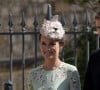 James Matthews et sa femme Pippa Middleton, enceinte - Les invités arrivent à la chapelle St. George pour le mariage du prince Harry et de Meghan Markle au château de Windsor, le 19 mai 2018.