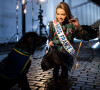 Miss France 2021 Amandine Petit lors de l'enregistrement de l'émission "Animaux Stars" présentée par Bernard Montiel qui sera diffusée le 6 mars 2021 à 17h30, à Paris, France, le 2 février 2021. © Tiziano Da Silva/Bestimage 