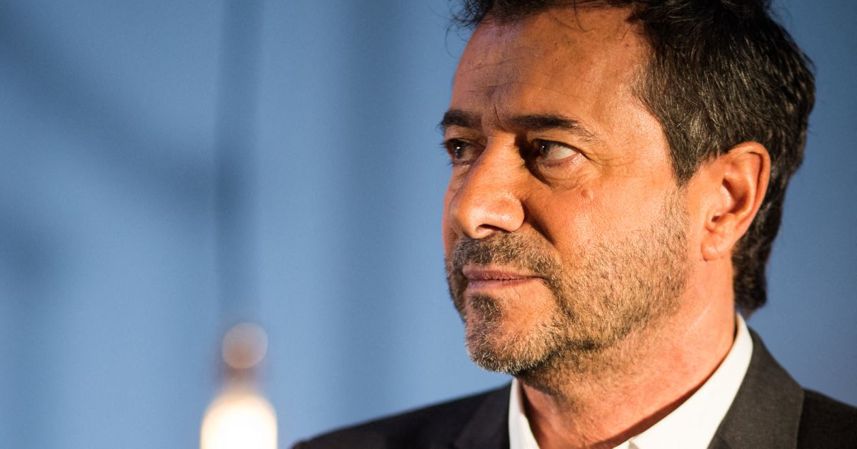 Bernard Montiel lors de l'enregistrement de l'émission Animaux Stars