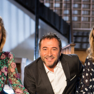 Miss France 2021 Amandine Petit, Bernard Montiel et Laetitia Barlerin lors de l'enregistrement de l'émission "Animaux Stars" présentée par Bernard Montiel qui sera diffusée le 6 mars 2021 à 17h30, à Paris, France, le 2 février 2021. © Tiziano Da Silva/Bestimage 