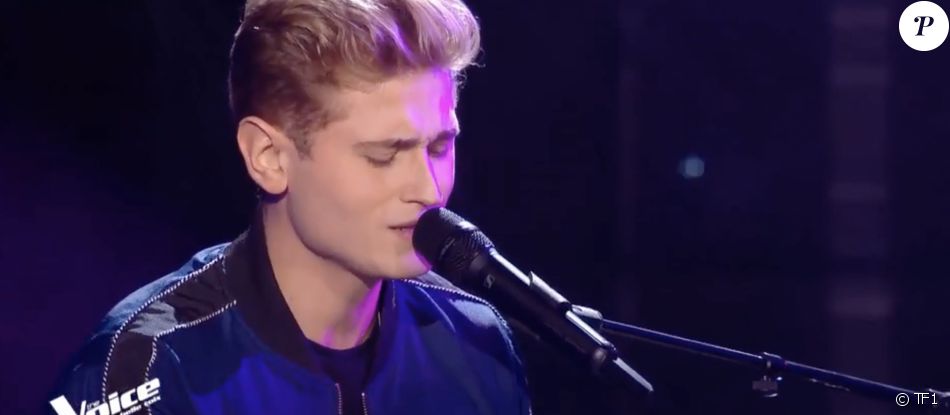Alexis Roussiaux dans "The Voice 2021".