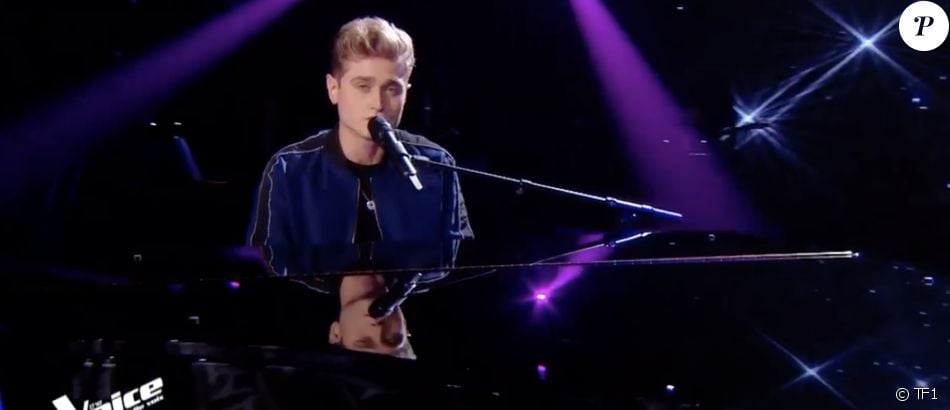 Alexis Roussiaux dans "The Voice 2021".