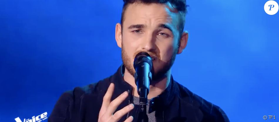 Yannick Schlesser dans "The Voice 2021".