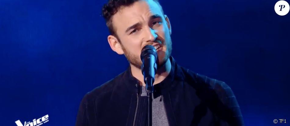 Yannick Schlesser dans "The Voice 2021".