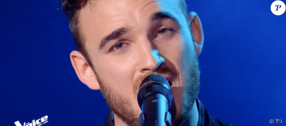 Yannick Schlesser dans "The Voice 2021".