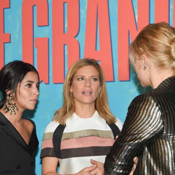 Jean-Hugues Anglade, Leïla Bekhti, Marina Foïs et Virginie Efira - Avant-première du film "Le Grand Bain" au cinéma Le grand Rex à Paris, le 14 octobre 2018. © Coadic Guirec/Bestimage