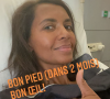Karine Le Marchand à l'hôpital sur Instagram.