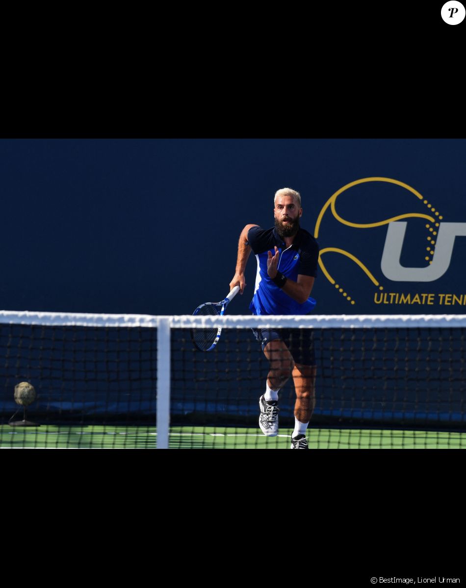 Benoît Paire - Tournoi de tennis Ultimate Tennis Showdown de Patrick Mouratoglou à Sophia Antipolis le 15 juin 2020. © Lionel Urman / Bestimage