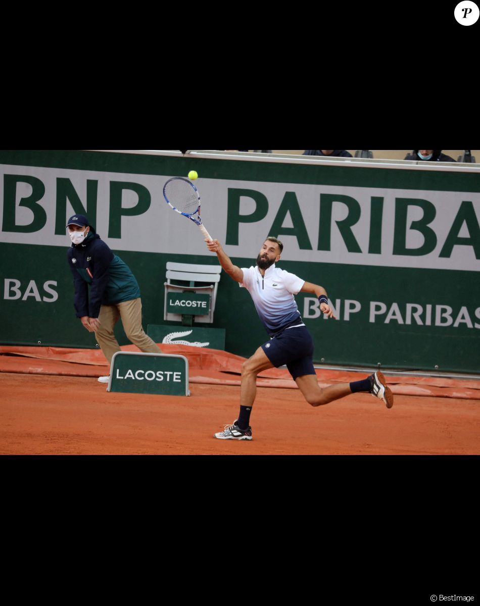 Benoit Paire lors des internationaux de tennis de Roland-Garros à Paris, en septembre 2020. © Dominique Jacovides / Bestimage