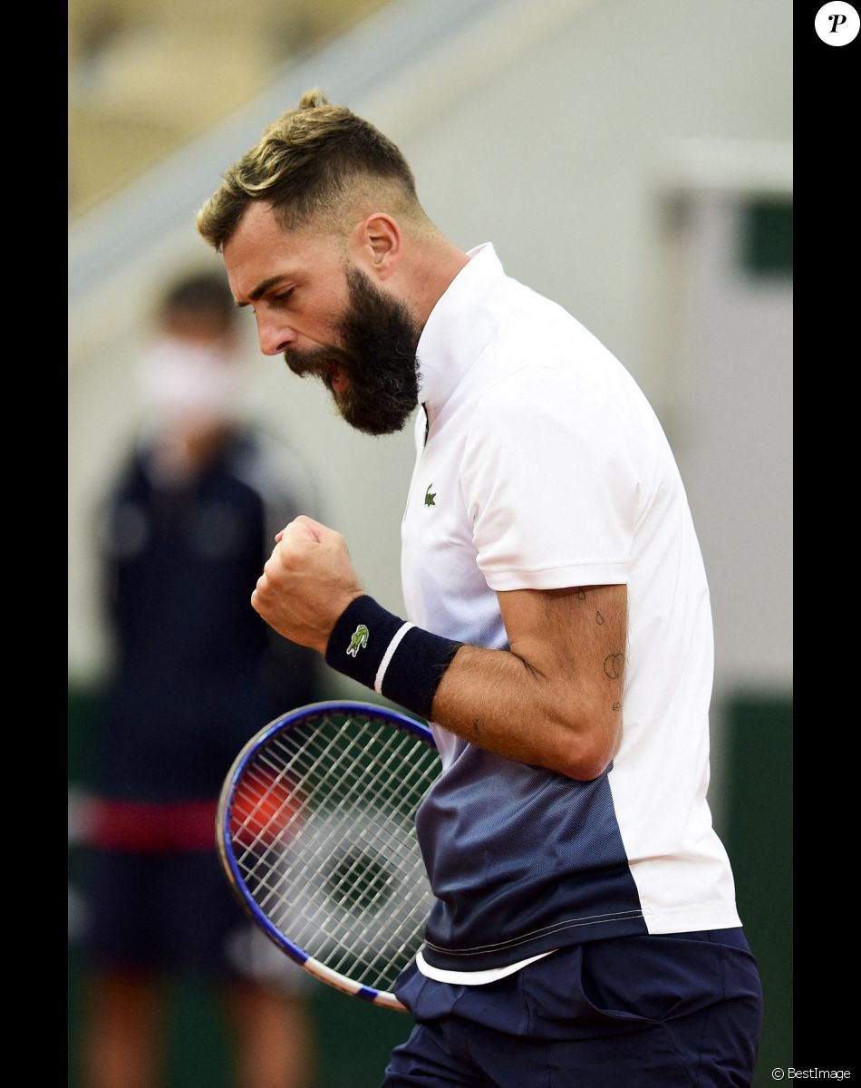Benoit Paire lors des internationaux de tennis de Roland-Garros à Paris, en septembre 2020. © Dominique Jacovides / Bestimage