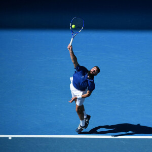 Benoit Paire lors de l'Open d'Australie à Melbourne (8 - 21 février 2021), le 1er février 2021. © Antoine Couvercelle / Panoramic / Bestimage