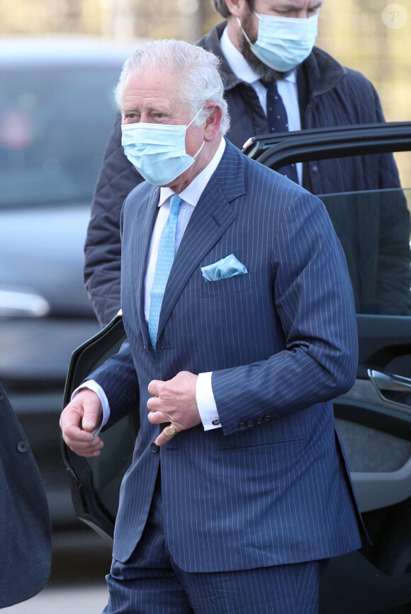 Le prince Charles se rend à un centre de vaccination, le Jesus House Church, à Londres.