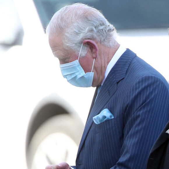 Le prince Charles se rend à un centre de vaccination, le Jesus House Church, à Londres. Le mardi 9 mars 2021.