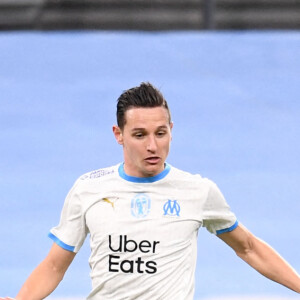 Florian Thauvin lors du match de football en ligue 1 Uber Eats entre l'Olympique de Marseille (OM) et l'Olympique Lyonnais (OL) au stade Vélodrome à Marseille le 28 février 2021. © Anthony Bibard/FEP / Panoramic / Bestimage