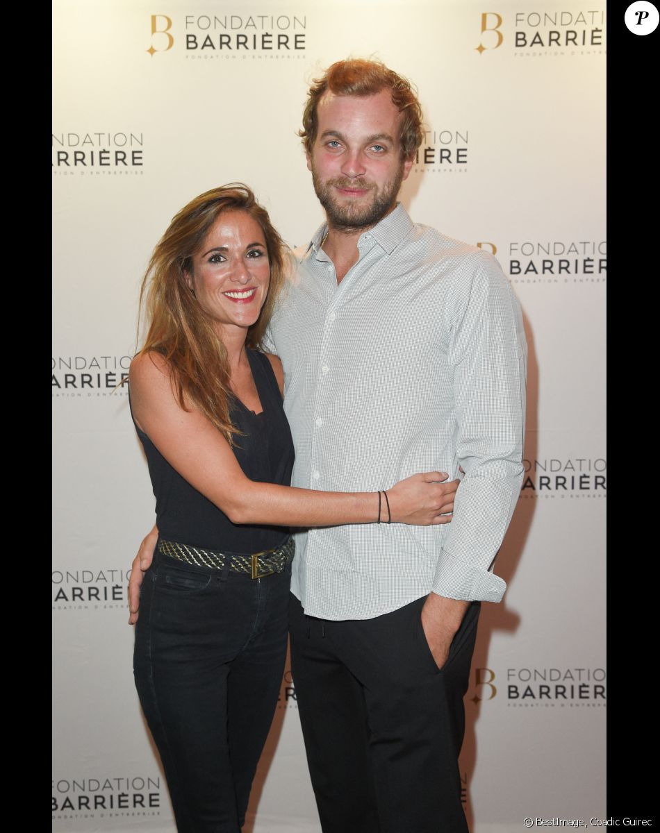 Victoria Bedos et son compagnon Romain Battisti - Avant-première du film "Les Chatouilles" et la remise du Prix cinéma de la Fondation Barrière au Cinéma Publicis à Paris, France, le 17 septembre 2018. © Coadic Guirec/Bestimage