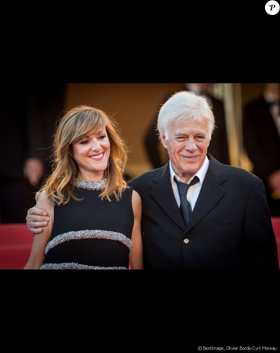 Guy Bedos et sa fille Victoria - Montée des marches du film "Julieta" lors du 69ème Festival International du Film de Cannes. Le 17 mai 2016. © Olivier Borde-Cyril Moreau/Bestimage