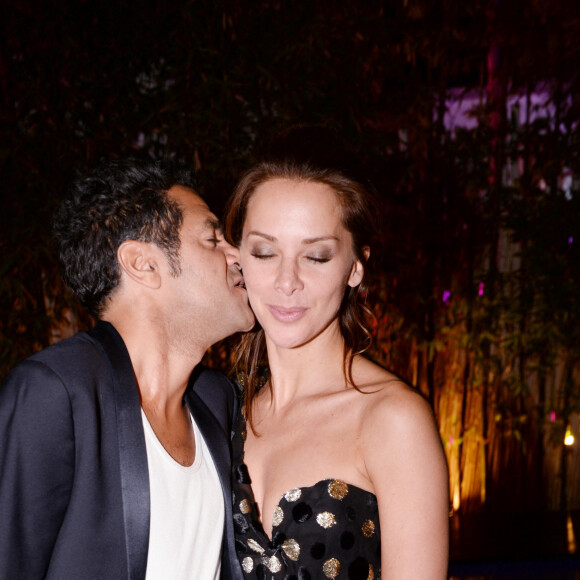 Exclusif - Jamel Debbouze et sa femme Mélissa Theuriau - Marrakech du rire au Maroc, le 1er juillet 2017. © Rachid Bellak/Bestimage