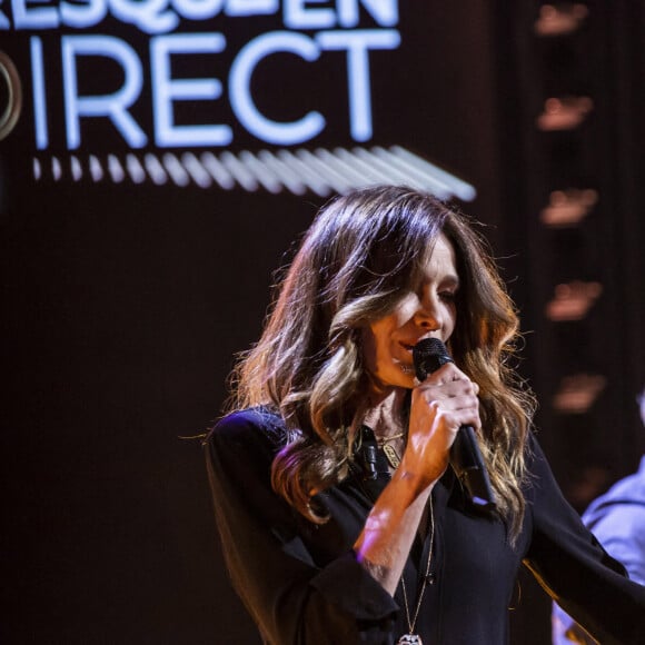 Exclusif - Carla Bruni - Enregistrement de l'émission "On Est Presque En Direct" (OEED), présentée par L.Ruquier, et diffusée sur France 2 le 14 novembre 2020. © Jack Tribeca / Bestimage