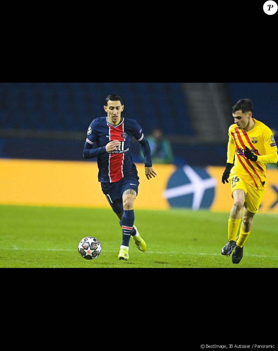Angel Di Maria (PSG) - Match de football en 1/8ème finale de ligue des champions (champions league) Paris Saint Germain (PSG) contre Barcelone (1-1) au parc des Princes à Paris le 10 mars 2021. © JB Autissier / Panoramic / Bestimage