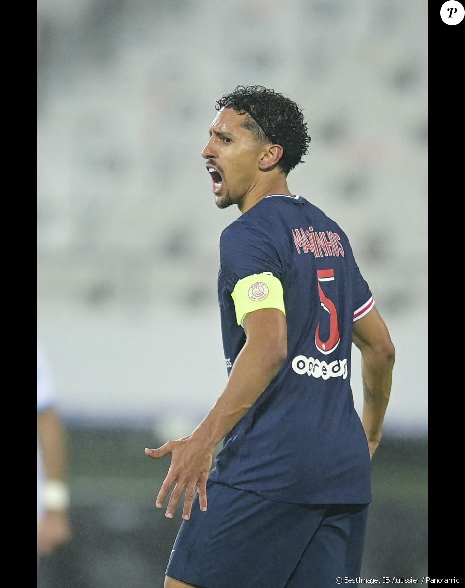 Marquinhos (PSG) - Le PSG a remporté la 44ème édition du Trophée des champions, en s'imposant 2-1 contre l'OM le 13 janvier 2021. © JB Autissier / Panoramic / Bestimage