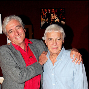 Jean-Loup Dabadie avec Guy Bedos au Cirque d'Hiver à Paris, en 2006.