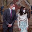 Letizia d'Espagne reine du recyclage, elle ressort une jolie tenue printanière
