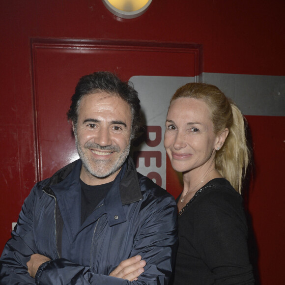 José Garcia et sa femme Isabelle Doval au concert de Patrick Bruel au Zénith de Paris le 31 mai 2013.