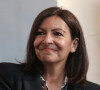La maire de Paris, Anne Hidalgo lors de la réunion du conseil de Paris © Stéphane Lemouton/Bestimage