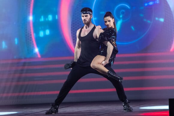 Exclusif - Jordan Mouillerac, Denitsa Ikonomova - La troupe "EntreNous By D'Pendanse" en tournée au Dôme de Paris - Palais des Sports, à Paris, France, le samedi 7 Mars 2020. © Cyril Moreau/Bestimage 