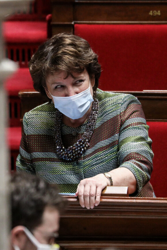 Roselyne Bachelot, ministre de la Culture - Séance de questions au gouvernement à l'Assemblée Nationale, à Paris, France, le 16 mars 2021. © Stéphane Lemouton/Bestimage 