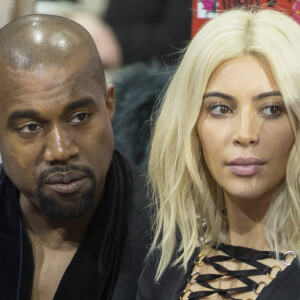 Kanye West, Kim Kardashian, Kris Jenner - People au défilé de mode Givenchy prêt-à-porter Automne-Hiver 2015-2016 à Paris le 8 mars 2015.
