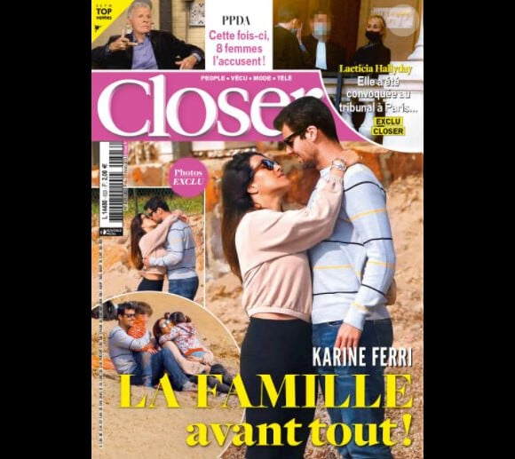 Couverture du magazine "Closer" du 19 mars 2021