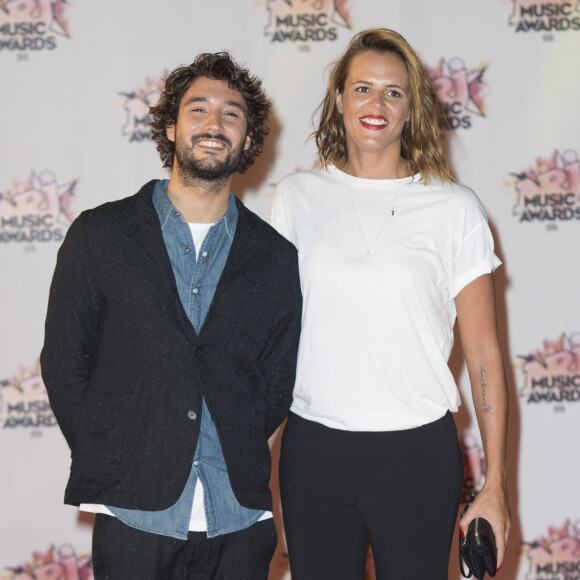 Laure Manaudou et Jérémy Frérot - Arrivées à la 17ème cérémonie des NRJ Music Awards 2015 au Palais des Festivals à Cannes, le 7 novembre 2015.