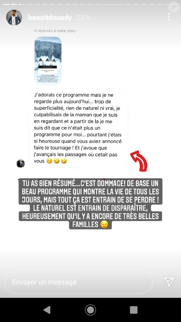Charlène et Benoît annoncent qu'ils quittent le programme "Mamans & Célèbres" sur TFX - Instagram