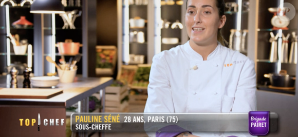 Pauline dans "Top Chef 2021", sur M6.