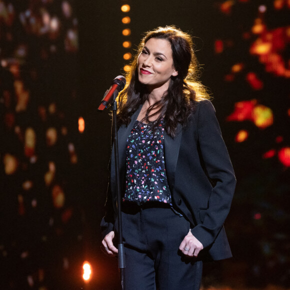 Exclusif - Olivia Ruiz - Enregistrement de l'émission "La grande soirée du 31 à Versailles", qui sera diffusée sur France 2. Le 15 décembre 2020 © Tiziano Da Silva - Cyril Moreau / Bestimage 