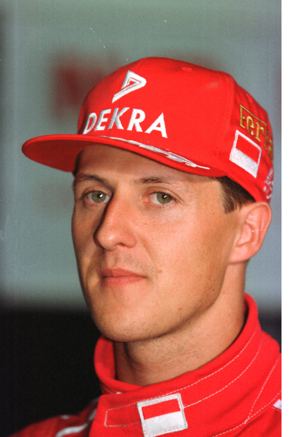 Michael Schumacher en France.