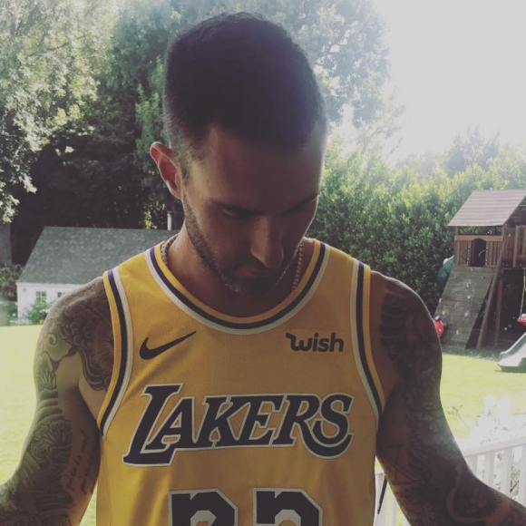Adam Levine en août 2018.