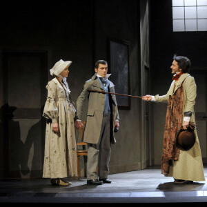 Sara Giraudeau, Grégori Baquet, Benjamin Bellecour - Filage de la pièce Colombe à la comédie des Champs-Elysées.
