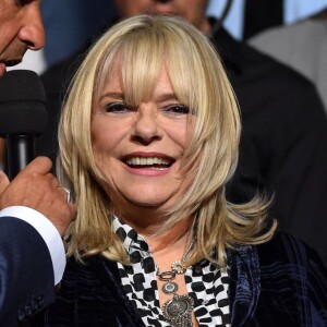 Exclusif - Nikos Aliagas et France Gall - Enregistrement de l'émission "La Chanson de l'Année, Fête de la Musique" dans les arènes de Nîmes, le 20 juin 2015.