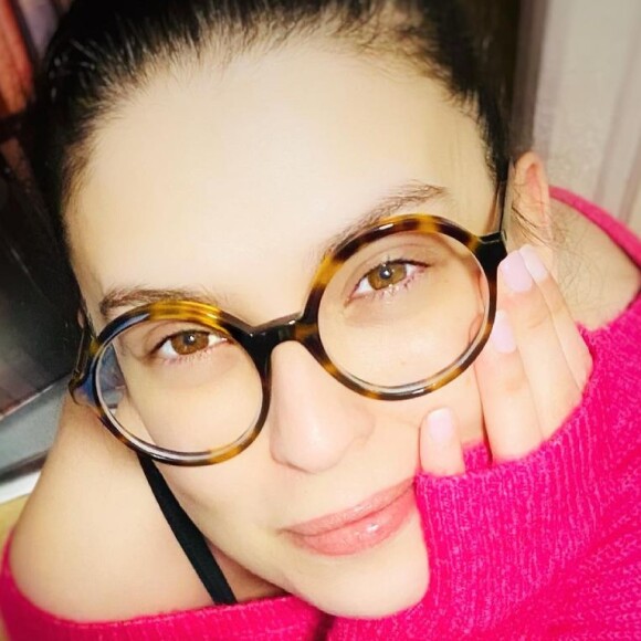 Lucie Bernardoni pose sur Instagram, février 2021