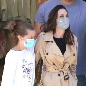 Exclusif - Angelina Jolie et sa fille Vivienne Jolie-Pitt font une sortie shopping ensemble à Hollywood.