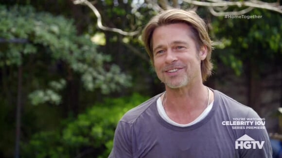 Brad Pitt dans la nouvelle émission "HGTV Celebrity IOU".
