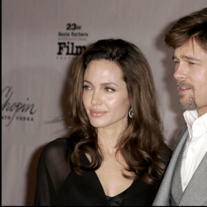 Angelina Jolie et Brad Pitt - 23e festival international du film de Santa Barbara au Arlington Theatre.