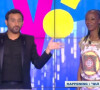 Pépita débarque sur le plateau de "Touche pas à mon poste" dans le prime spécial "Touche pas à mes années 90" sur D8. Le vendredi 14 juin 2013.