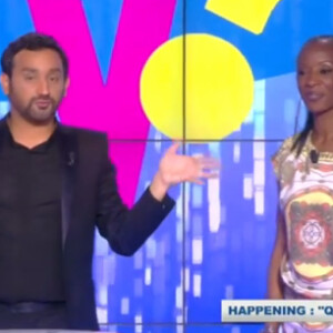 Pépita débarque sur le plateau de "Touche pas à mon poste" dans le prime spécial "Touche pas à mes années 90" sur D8. Le vendredi 14 juin 2013.