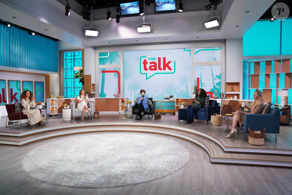 Sharon Osbourne et les animatrices de l'émission The Talk, diffusée sur CBS. Janvier 2021.