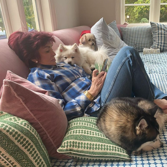 Sharon Osbourne en février 2021.
