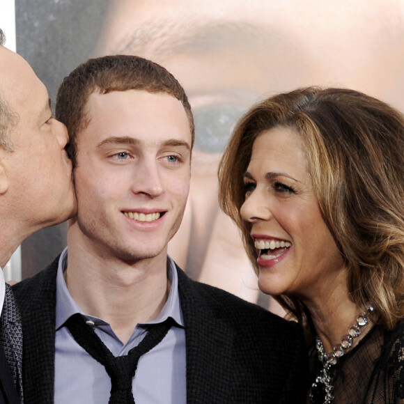 Tom Hanks, Rita Wilson et leur fils Chet à New York en 2011.